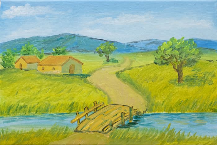 Lovely Village Landscape