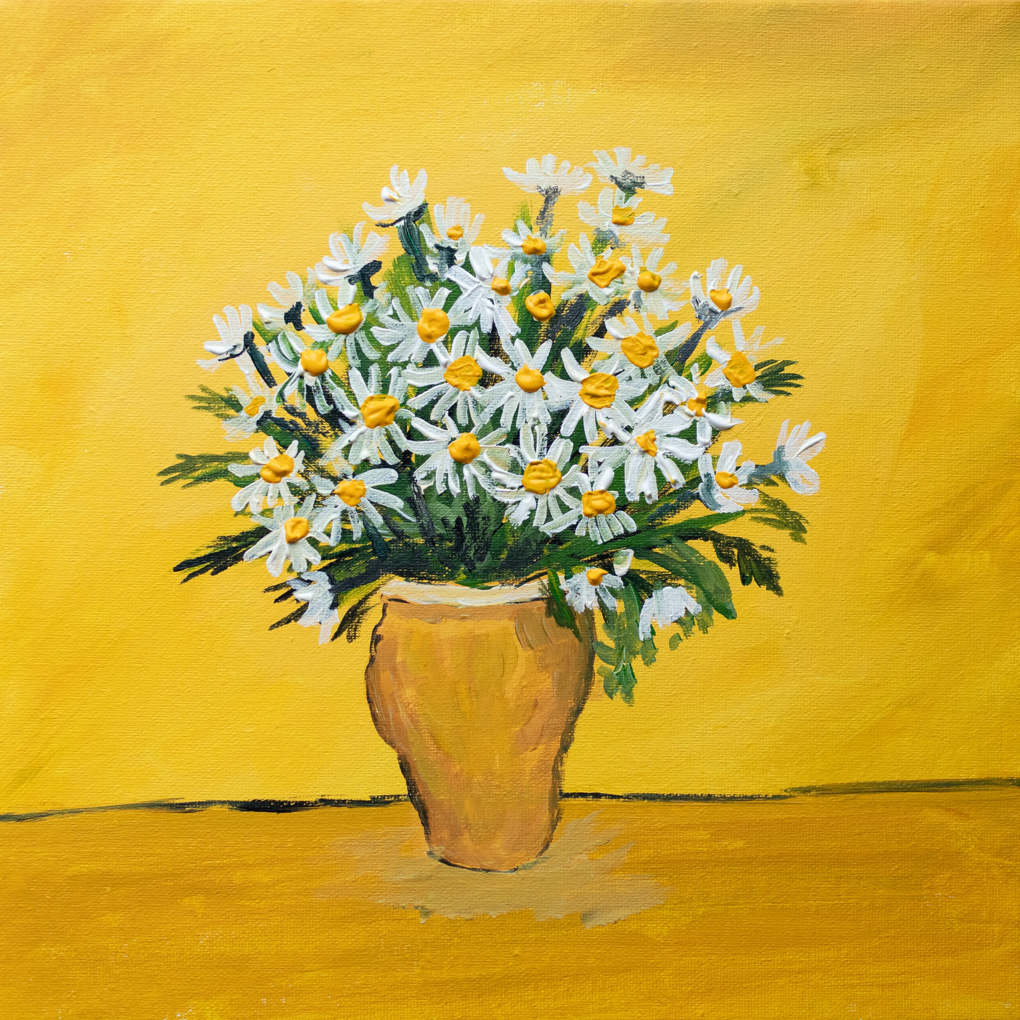 Daisy Flower In A Vase